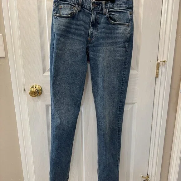 Faherty Brand Organic Cotton Slim Straight Denim Jeans - Mens 30x32 - NWT - Picture 4 of 7